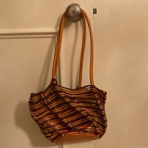 Leather Italian handbag